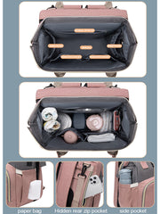 Expandable Diaper Bag for Moms (Available with Changing Pad)