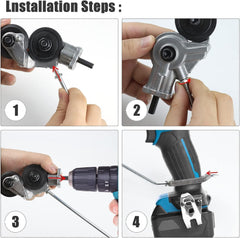 Cutting Attachment for Plates with Electric Drill Machine