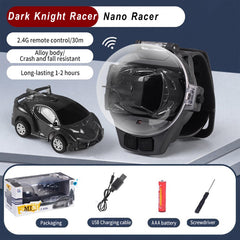 Waist watch remote-controlled nano car