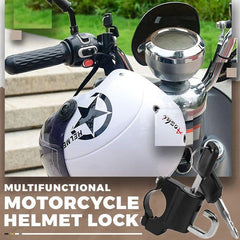 Anti-theft Helmet Lock, two pieces for 129 €, three pieces for 139 €, six pieces for 179 €. Price includes postage fee.