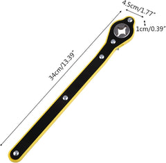 Ratchet Key for Jack with Bi-Directional Rotation.