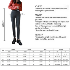 Thickened Women's Fleece-lined Thermal Pants.