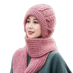 Woman's Hat and Scarf Set