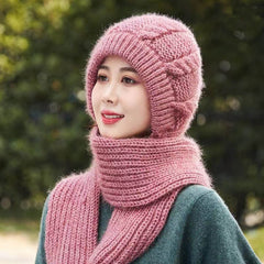 Woman's Hat and Scarf Set