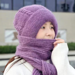 Woman's Hat and Scarf Set