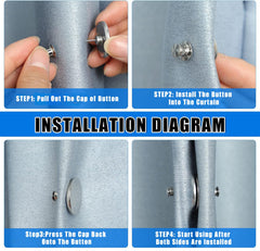 Magnetic Curtain Tieback Button.