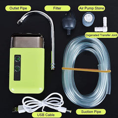 All-in-one fishing pump, oxygenation and lighting.