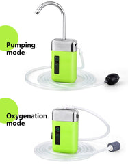 All-in-one fishing pump, oxygenation and lighting.